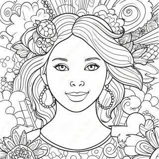 Self Esteem Affirmation Coloring Page 10456-8518