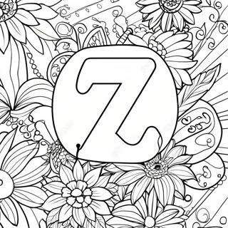 Letter Z Coloring Page 10546-8591