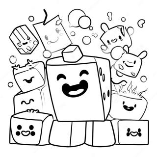 Alphablocks Fun Characters Coloring Page 10587-8624