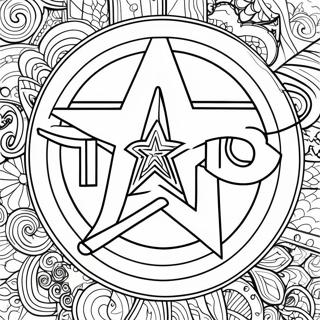 Astros Logo Coloring Page 10616-8637