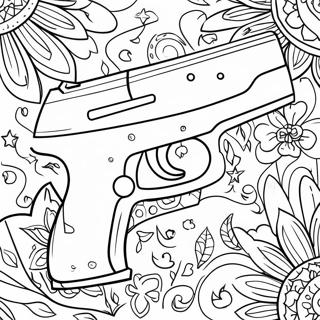 Gun Coloring Pages