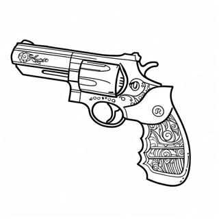 Gun Coloring Page 1061-836