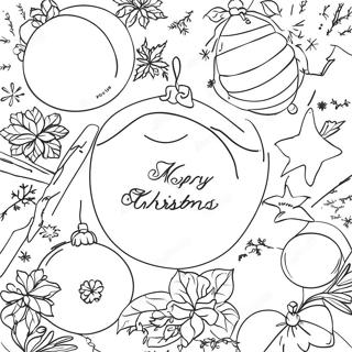 Christmas Cards Coloring Page 10656-8674