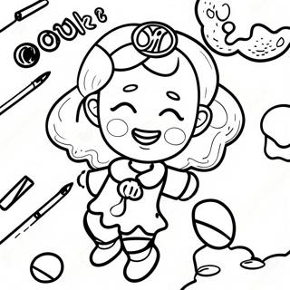 Girl Scout Cookies Coloring Page 10696-8703