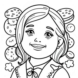 Thin Mints Girl Scout Cookie Coloring Page 10697-8710