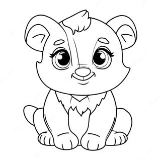 Moriah Elizabeth Cute Animal Coloring Page 10707-8717