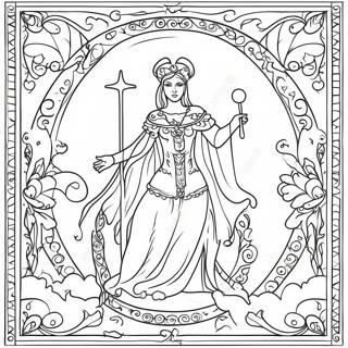 Tarot Coloring Pages