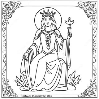 Tarot Card Coloring Page 10716-8723