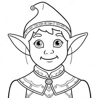 Elves Coloring Pages