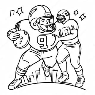 Super Bowl Coloring Page 10726-8727