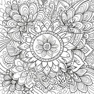 Rangoli Patterns Coloring Page 10736-8735