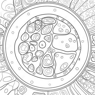 Plant Cell Structure Coloring Page 10746-8753