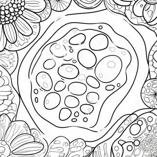 Plant Cell Structure Coloring Page 10746-8756