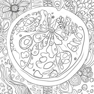 Detailed Plant Cell Diagram Coloring Page 10747-8745