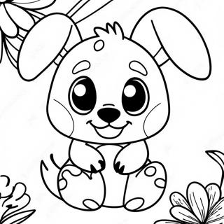 Ohana Stitch Coloring Pages