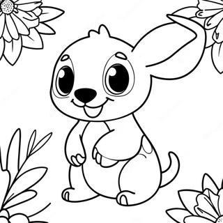 Ohana Stitch Coloring Page 10826-8806