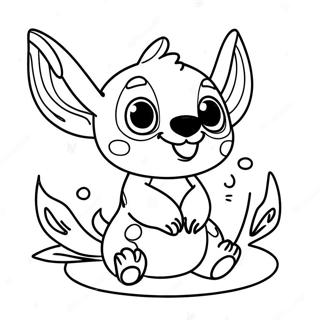 Ohana Stitch Coloring Page 10826-8807