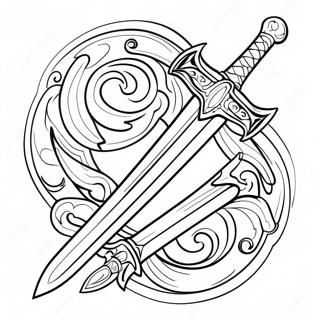 Sword Coloring Pages