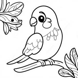 Parakeet Coloring Page 10866-8839