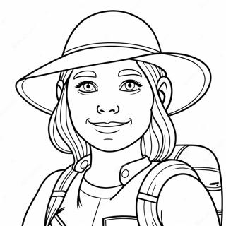 Amanda The Adventurer Coloring Pages