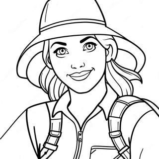 Amanda The Adventurer Coloring Page 10886-8854