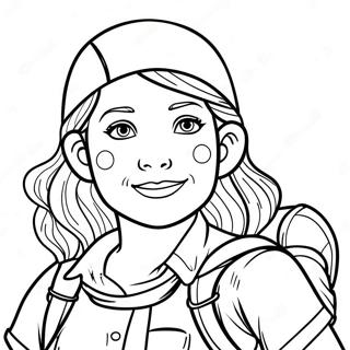 Amanda The Adventurer Coloring Page 10886-8855