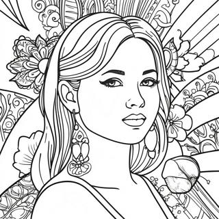 Selena Coloring Page 10906-8871