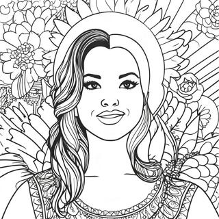 Selena Coloring Page 10906-8872