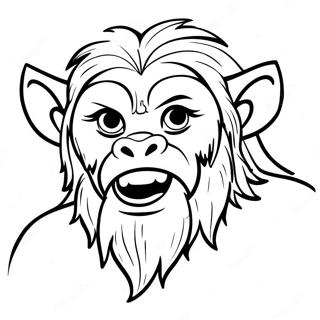 Yeti Coloring Pages