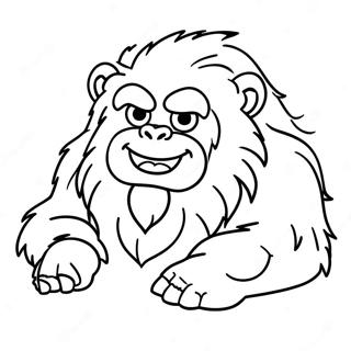 Yeti Coloring Page 10926-8894