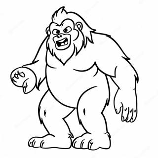 Yeti Coloring Page 10926-8895