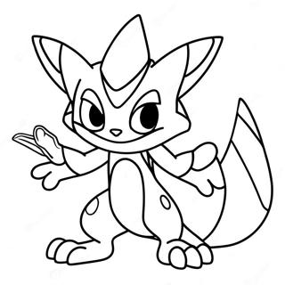 Greninja Coloring Page 10966-8928