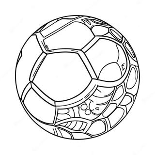 World Cup Soccer Ball Coloring Page 10976-8924