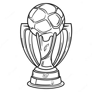 World Cup Trophy Coloring Page 10977-8935