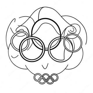 Olympic Rings Coloring Page 10996-8943