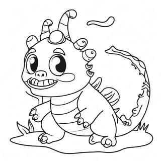 Strange Creature Coloring Page 11007-8950