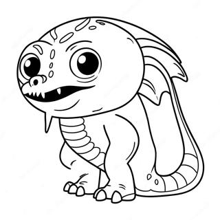 Strange Creature Coloring Page 11007-8952