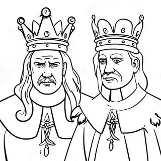 King Coloring Page 11016-8958