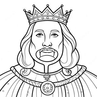 King Coloring Page 11016-8959