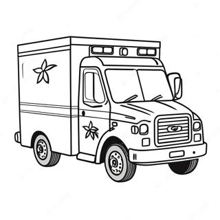 Ambulance Coloring Pages