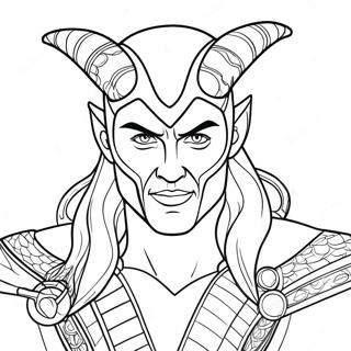 Loki Coloring Page 11036-8973