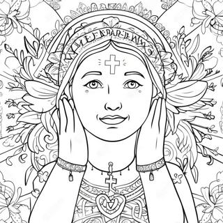 The Lord S Prayer Coloring Page 11046-8983