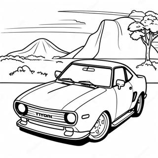 Toyota Coloring Page 11056-8992