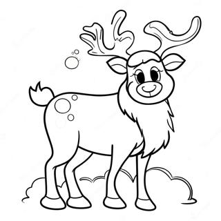 Christmas Animal Coloring Pages