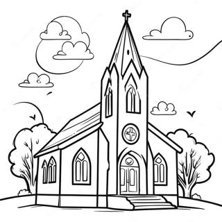 Church Coloring Pages