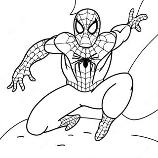 Spiderman Halloween Coloring Page 11116-9038