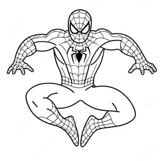 Spiderman Halloween Coloring Page 11116-9040