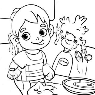 Holi Festival Coloring Page 11126-9043