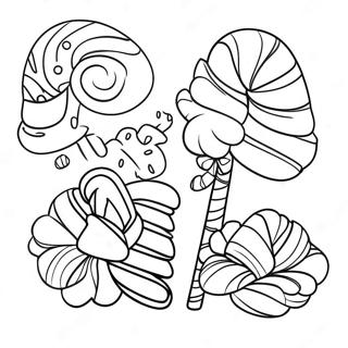 Candy Cane Coloring Page 11146-9062