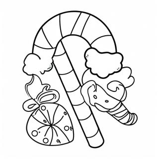 Candy Cane Coloring Page 11146-9064